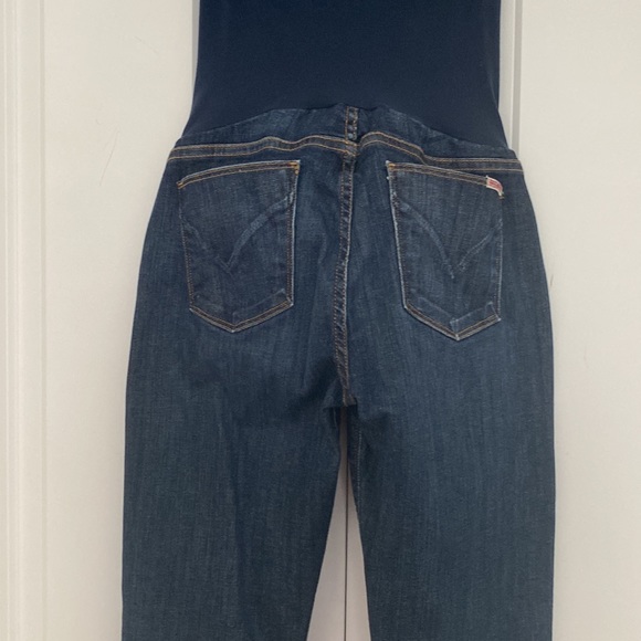 Hudson Maternity Collection Secret Belly Band Dark Denim Jeans Size 28 - Picture 6 of 13